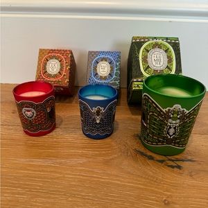 Diptyque holiday candle trio limited edition